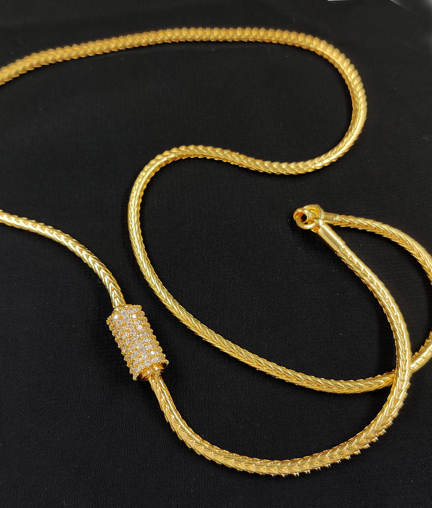 Gold thali chain on sale designs in grt